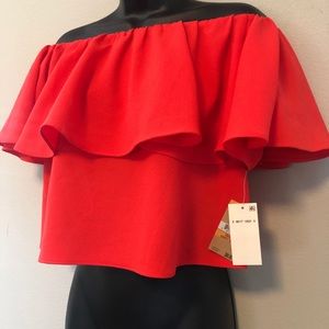 NWT($89) Sz Small Rachel Roy Off Shoulder
